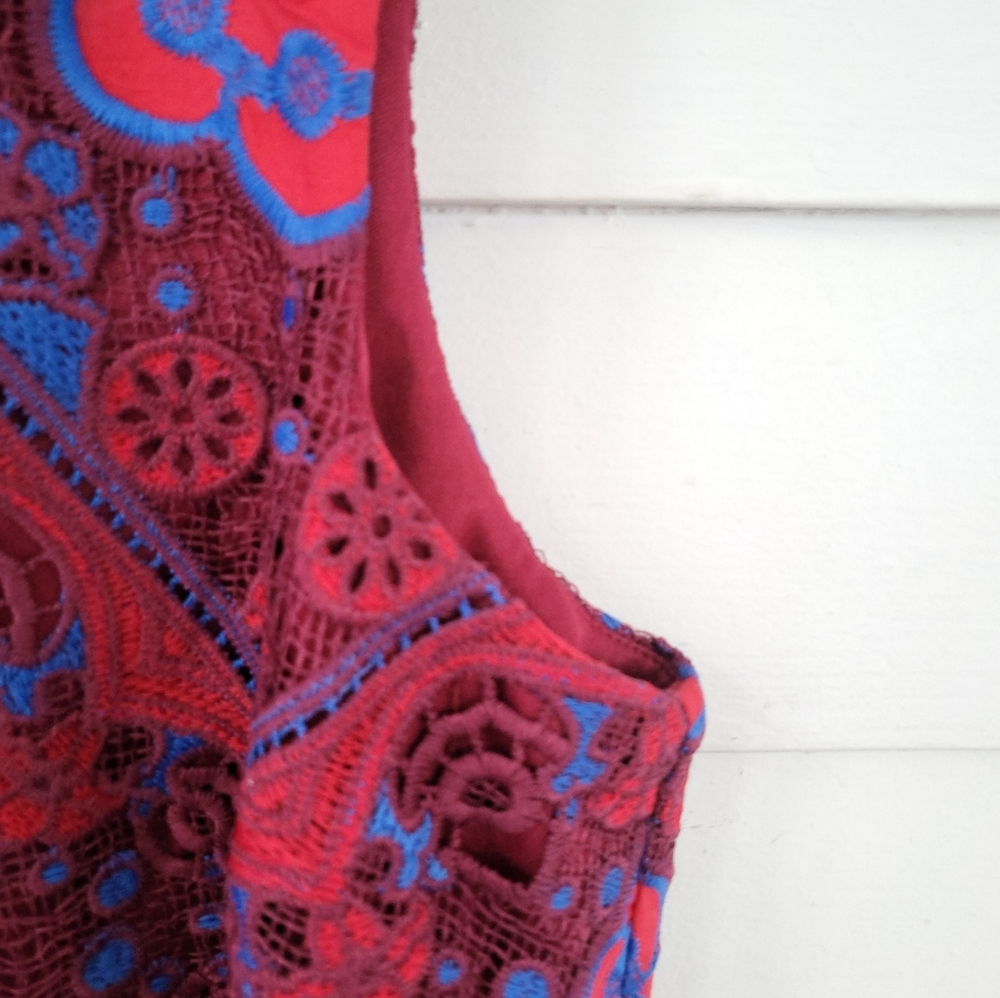 NWT Anthropologie Eva Franco Lace Sleeveless Cocktail Party Dress Sz 10 $230 - Picture 11 of 16